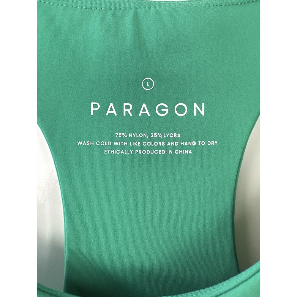 Paragon FlexSweat Sculptseam Shortsuit Green 1 Piece Bodysuit Romper Size Large - Picture 9 of 10